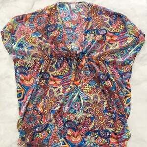 Rod Beattie | Colorful Paisley swimsuit cover up